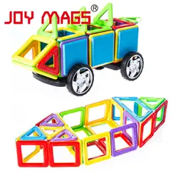 JOY MAGS большой размер Магнитный конструктор 38/88 шт. строительные модели игрушки Enlighten пластиковые модели наборы Развивающие игрушки для