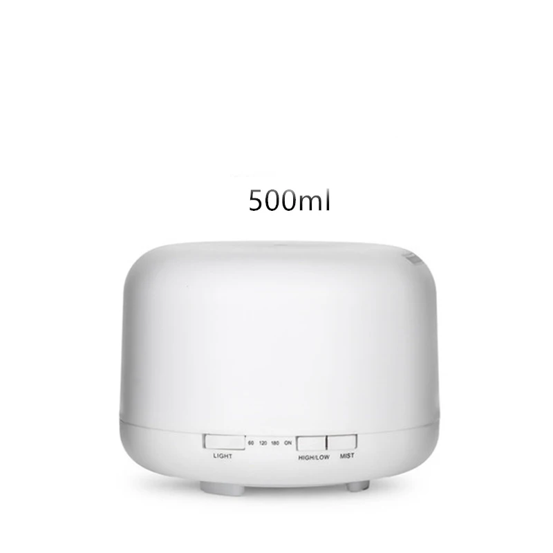 

PIVOKA 500ml Ultrasonic Air Aroma Humidifier Essentiel Oil Aromatherapy Machine Mist Maker 7 Color Change LED Light for Home 168