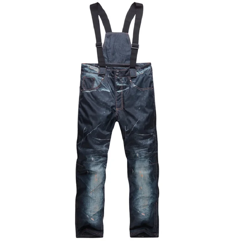 RIVIYELE invierno profesión Snowboard pantalones al aire libre hombres esquí impermeables a prueba de viento nieve transpirable cálido