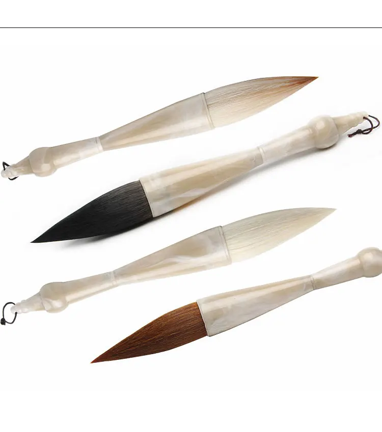 Chineses da Caligrafia Caneta de Caligrafia Escova de Cabelo Forma de Bolsa Excelente Qualidade Pincéis Fuinha Hopper-em Escola Estudante Escrever Dísticos 13 Cheap Pincéis de pintura