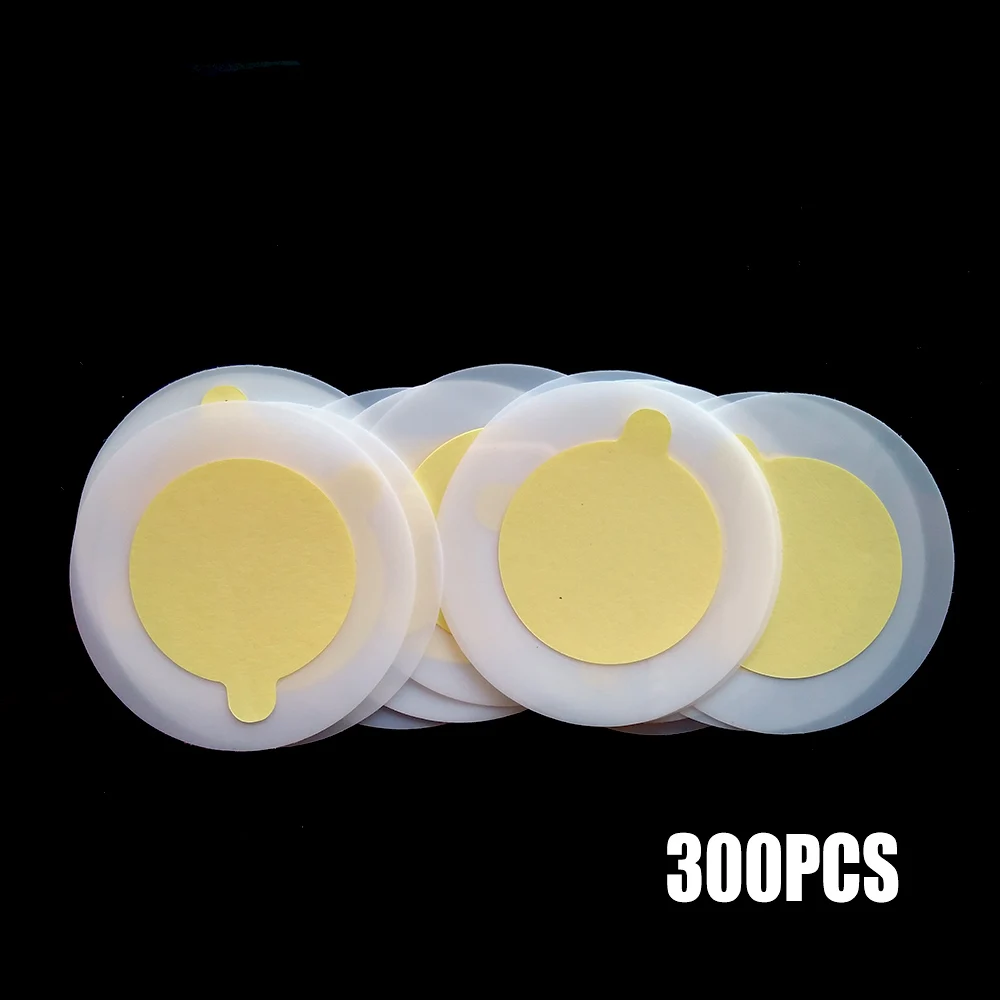 

High Quality 300 pcs Disposable 5cm PVC Eyelash glue holder Pallet Paper for Eyelash Extension glue Delayed Dry Time