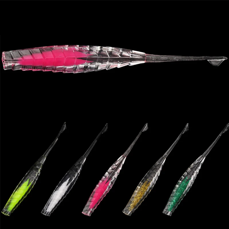 

TSURINOYA Fishing Lure PHANIOM Colorful 10cm/2.9g Rod-shaped Soft Baits Artificial Floating lure Saltwater Baits 5pcs/bag