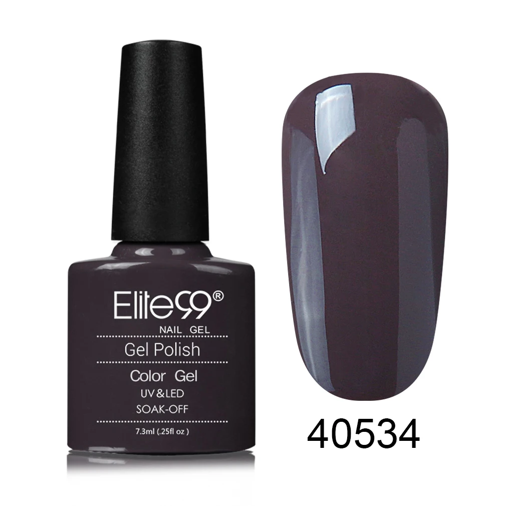 Elite99 7,3 мл замачиваемый гель для ногтей долговечный УФ светодиодный светильник косметический арт маникюрный гель для ногтей для нейл-арта ограниченная - Цвет: 40534