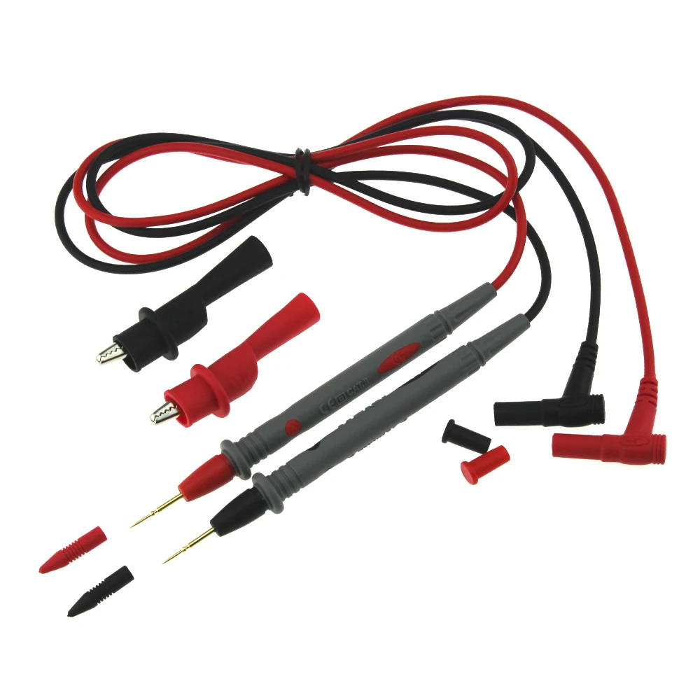 

1 pair Sharp 10A Ammeter Test Cord Multimeter Multi Meter Voltmeter Lead Probe Wire Pen C Pencil Line with Alligator Clip
