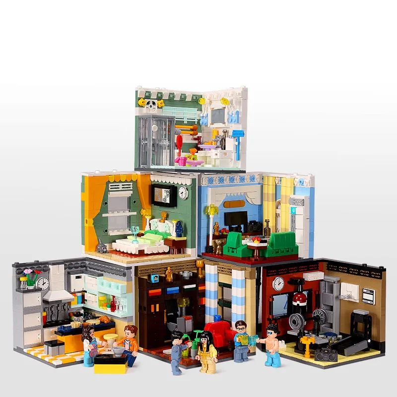 MEOA House Model Mini Home Building Blocks LegoINGlys City Constructor With Action Figures MOC Bricks Kids Toys For Children MEOA House Model Mini Home Building Blocks LegoINGlys City Constructor With Action Figures MOC Bricks Kids Toys For Children
