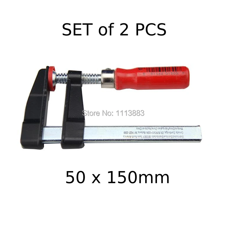 2PCS/LOT 50*100MM German Style Mini Woodworking F Clamp G Clamps