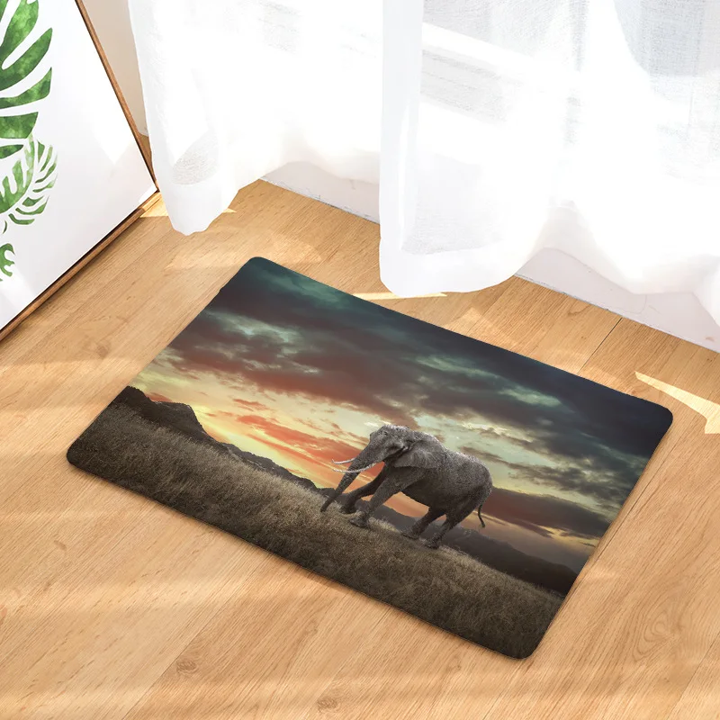 CAMMITEVER диких животных Слон ковры для гостиной теплые области ковры для спальни украшения кофе ковер напольный коврик