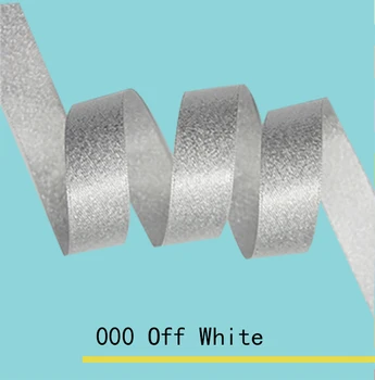 

7/8" inch(22mm) silver purl satin ribbons 14 colors in stock
