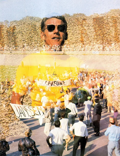 1968 : Le Hollandais Tour Франция Велоспорт велосипед спорт классические наклейки на стену