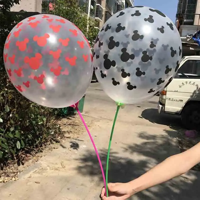 50Pcs-Lot-Printed-Mickey-Minnie-Transparent-Latex-Balloon-2-8g-Wedding-chirstmas-birthday-Party-Decor-Helium