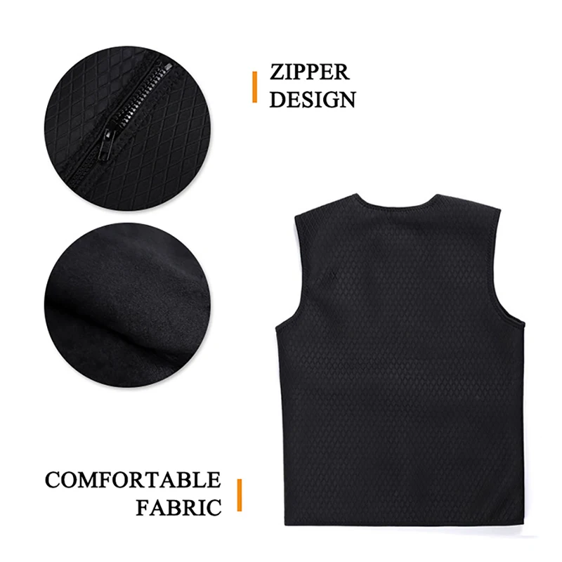 Unisex Electric Heating Jacket Sleeveless Smart Men And Women Usb Electric Warm Winter Warm Jacket