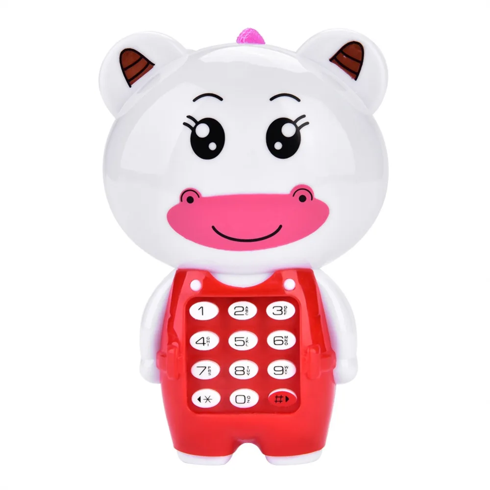 Electronic Toys Phone Cute Musical Mobile Phone Toy Early Education Cartoon Mobile Phone Telephone Cellphone for Baby Gift Toys