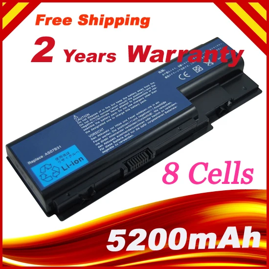 Günstig 14,8 v 5200 mah 8 Zellen Laptop akku für ACER Aspire 7540g 7720g 7720Z 7730g 7530g 7738g 7736ZG 8730ZG 8930g