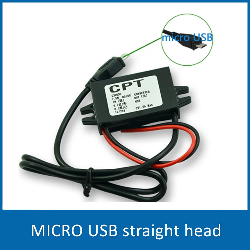Водонепроницаемый преобразователь напряжения USB IP68 DC трансформатор понижающий