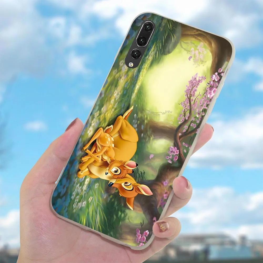Мягкий ТПУ чехол с оленем Бэмби из США для Mate 20 Pro Huawei P9 Lite чехлы P20 P Smart 10 P30
