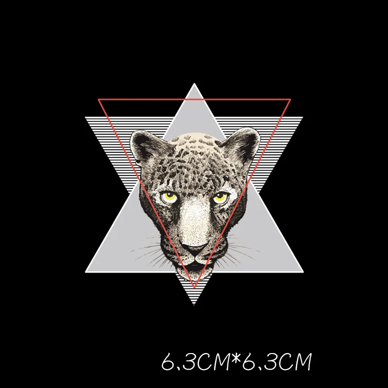 

ZOTOONE Leopard Iron-on Transfers Thermal Patches Clothing Embroidered Applique DIY Heat Transfers For Clothes Stickers Badges