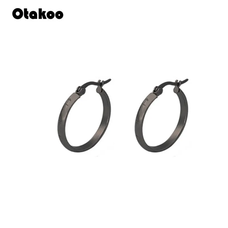 Otakoo брендовые уникальные модные панк рок серебряные/Золотые маленькие круглые