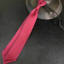 Дизайн Мужская рубашка с воротником Узкий однотонный галстук ручной работы Свадебный костюм для жениха деловые вечерние обтягивающие подарочные галстуки на шею