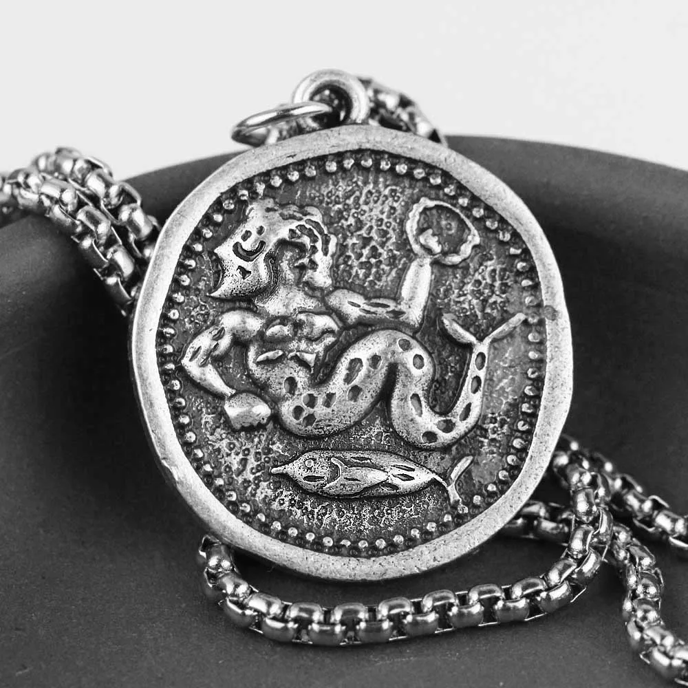 

Aquman Trident Necklace Atlantis Comic Inspired Pendant Arthur Curry Pacific Polynesian tribal Maori Jewelry