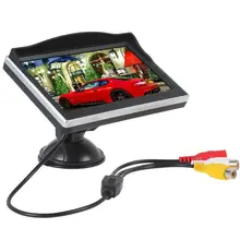 5.0 inch Auto Monitor TFT LCD display Rearview backup Screen for driving & Parking Car Monitor for DVD Reverse car-styling 2017