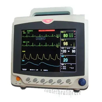 

2016 equipment ICU Patient Monitor Vital Sign with ECG+NIBP+SPO2+PR 3y Warranty