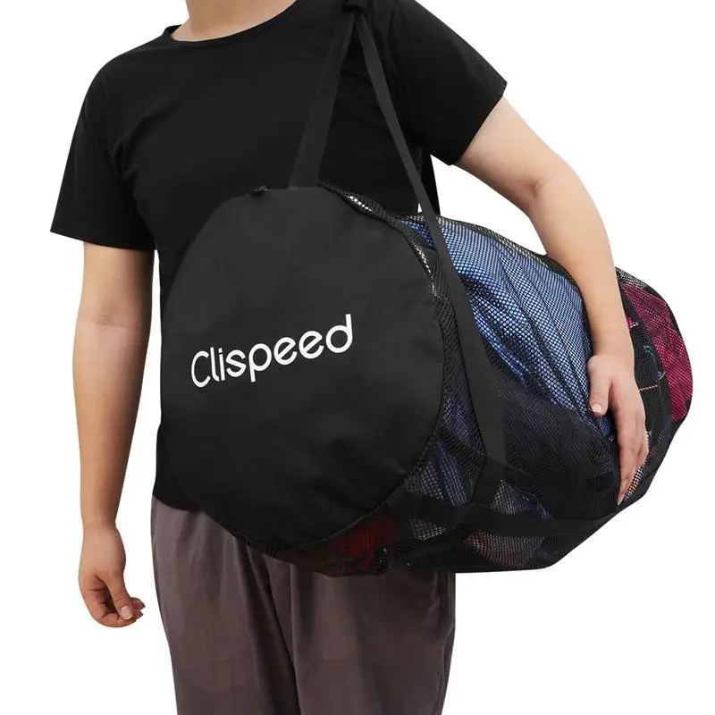Clispeed, 1 шт., сетчатый вещевой мешок, легкая сумка для бассейна, сумка сумки для хранения, для пляжного спорта, снаряжение для плавания