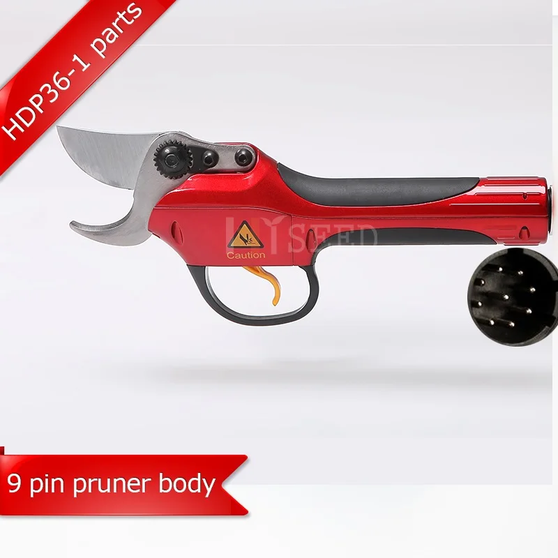 9 pin pruner body HDP36-1 версия 9 контактный секатор запасные части, батарея, кабель/свинец, лезвия, секатор тела и концевой выключатель - Цвет: 9 pin pruner body