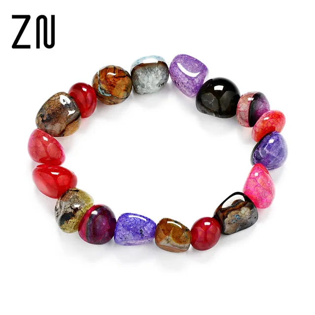 Fashion Healing Crystals Natural Stone Strand Bracelets For Women Fashion Healing Crystals Natural Stone Strand Bracelets For Women Colorized