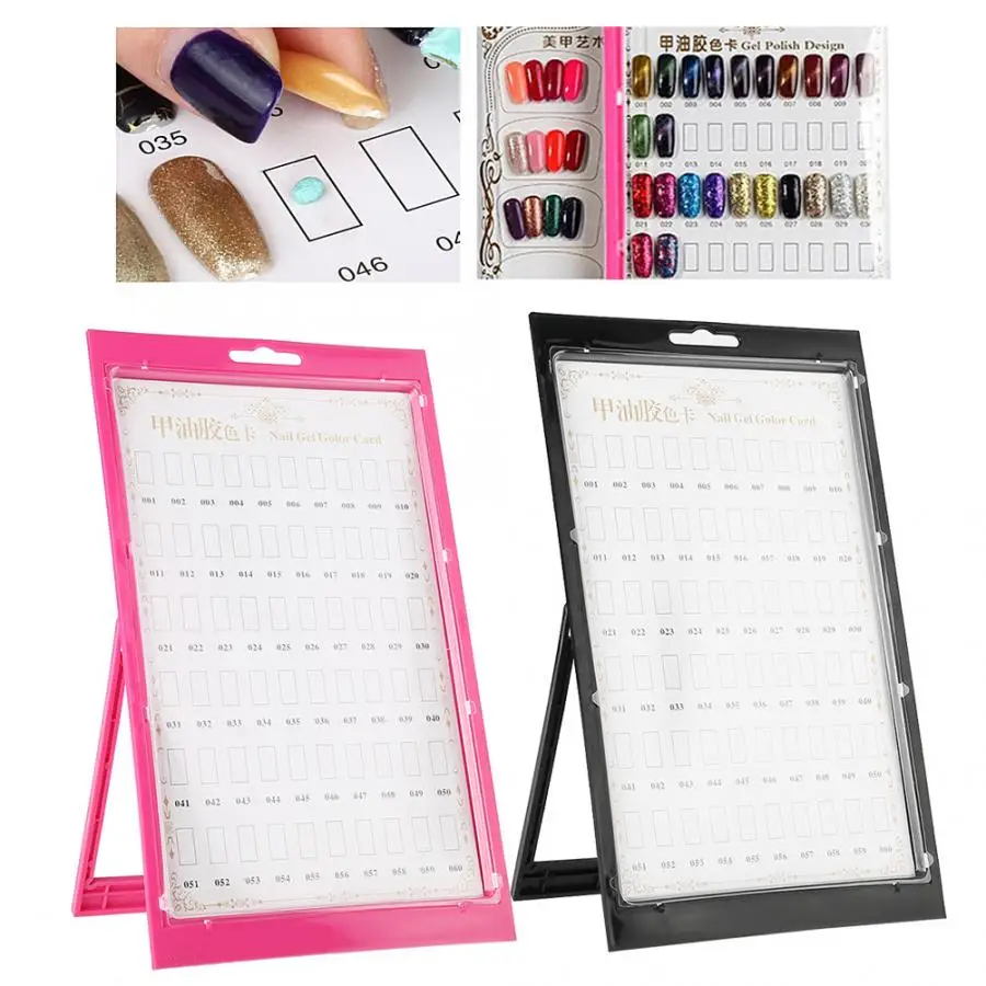 Nail Polish Gel Color Display Frame Showcase Plastic Frame Board Salon