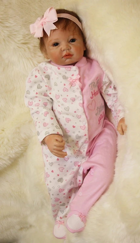 DollMai силиконовые детские куклы 2" новорожденная девочка принцесса куклы для детей игрушки bebes reborn menina Высокое качество куклы подарок
