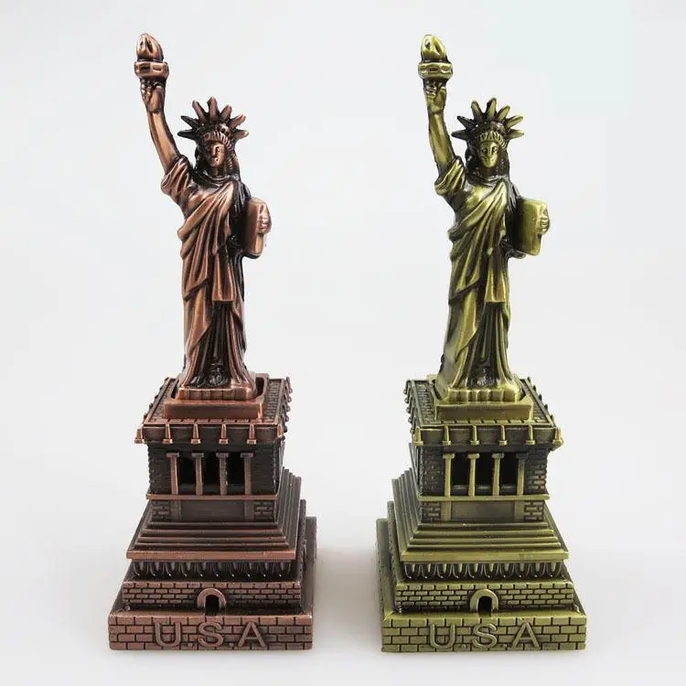Buy Hotuocho Figurines Statue Of Liberty Tour Crafts Souvenir Retro Furnishing