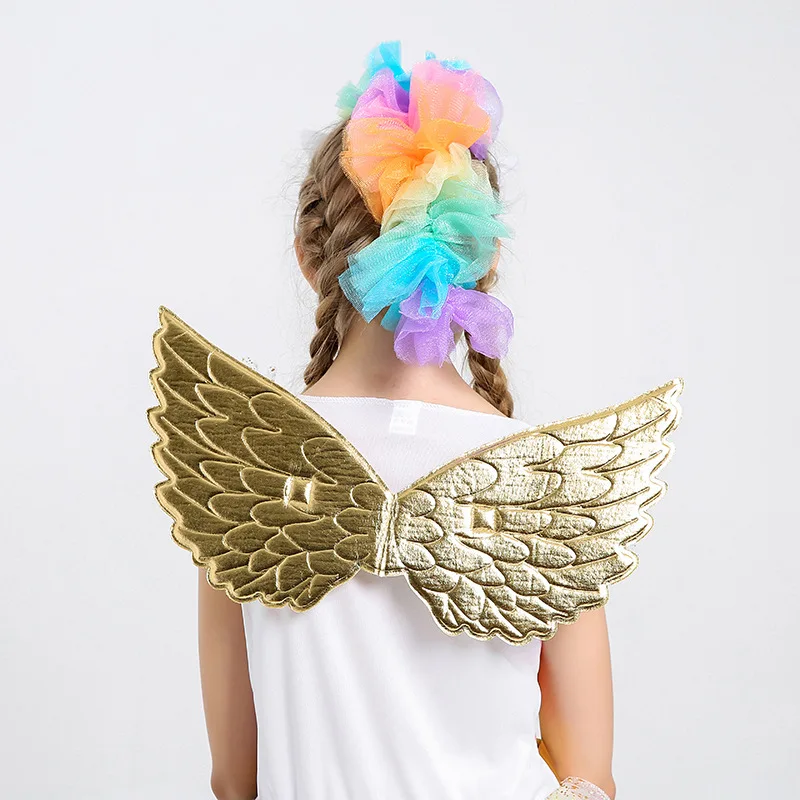Girls' Dress Rainbow Unicorn Party With Headband Halloween Christmas Cosplay Costume Kids 2018 Summer Dress Party Dress