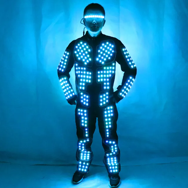 Buy New arrived LED Robot Costume/ LED Dance