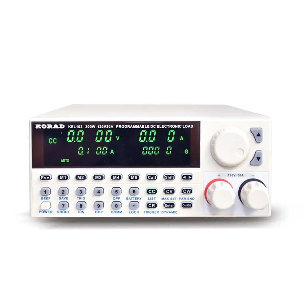 

KORAD-KEL103 Professional electrical programming Digital Control DC Load Electronic Loads Battery Tester Load 300W 120V 30A