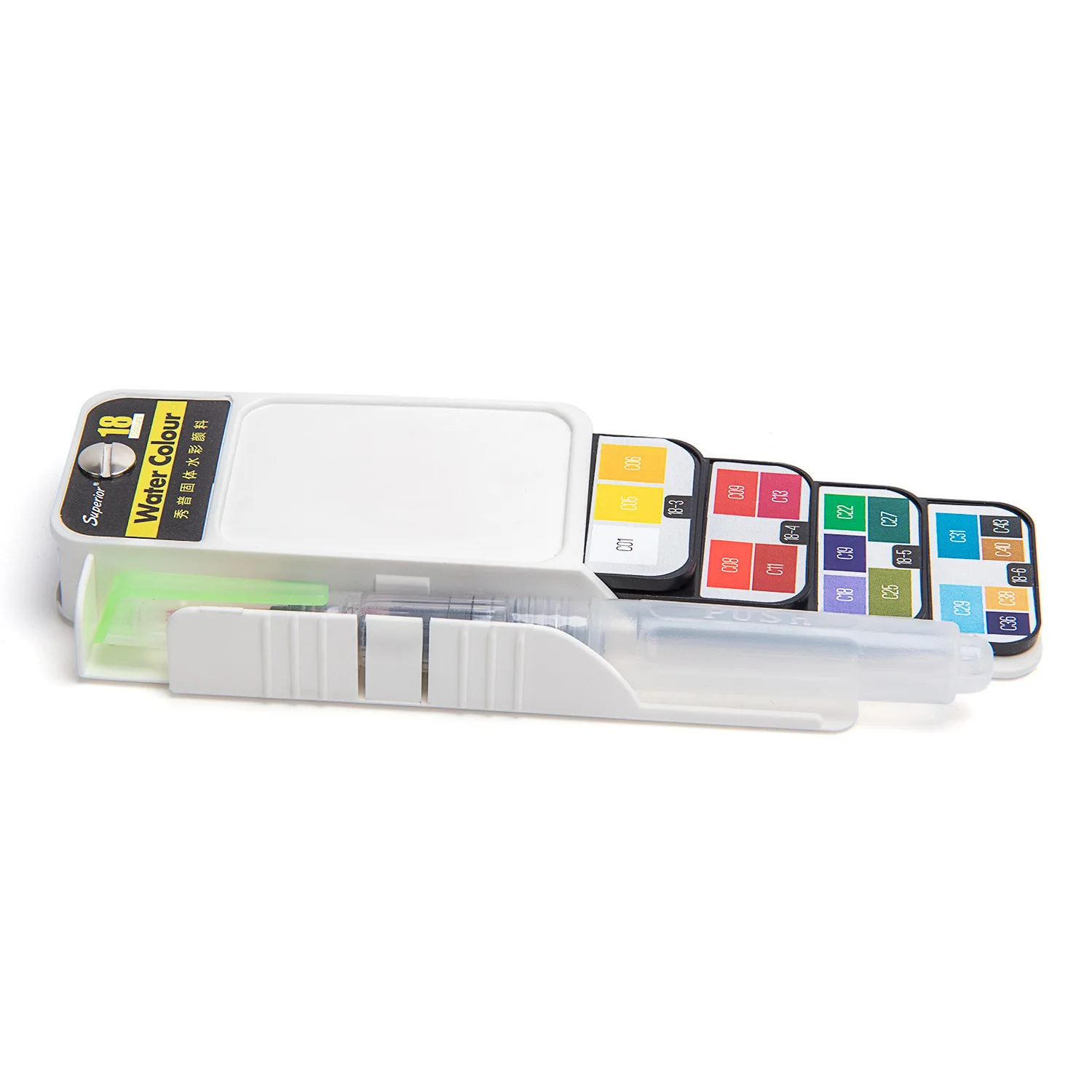 Conjunto de Pintura Sólida com Escova de Água Aquarela para Desenho Conjunto de Arte para Crianças Nova Qualidade Água Caneta Portátil Arte Suprimentos Cor 18 aquarela para desenho arte suprimentos conjunto de arte para crianças