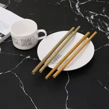 Натуральный бамбуковая соломка эко-многоразовые соломы из натурального бамбука соломинки