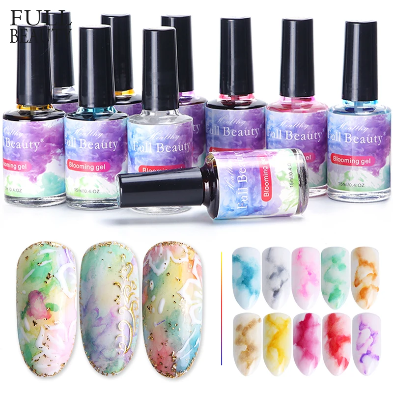 Aliexpress.com : Buy Full Beauty Blooming Gel Varnish Nail Polish Halo