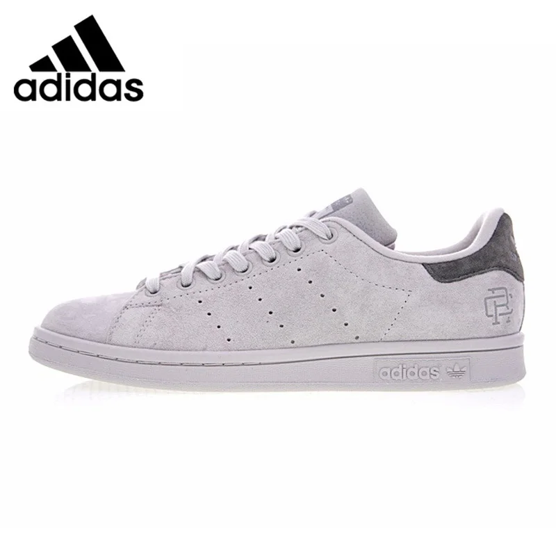 

Adidas Reigning Champ X Stan Smith Men Walking Shoes, Light Gray, Breathable Wearable Lightweight Non-slip BS9559