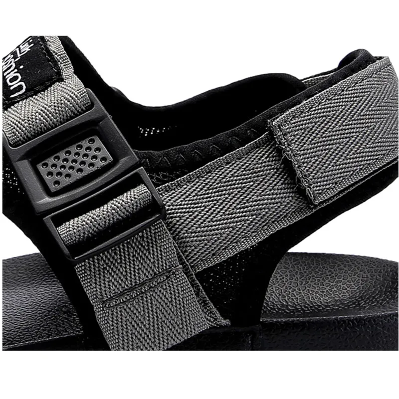 Men's Summer Sandals Light Hook-loop Sandals For Male Canvas Casual Shoes Comfortable Footwear Zapatos big size 36-46 3085m
