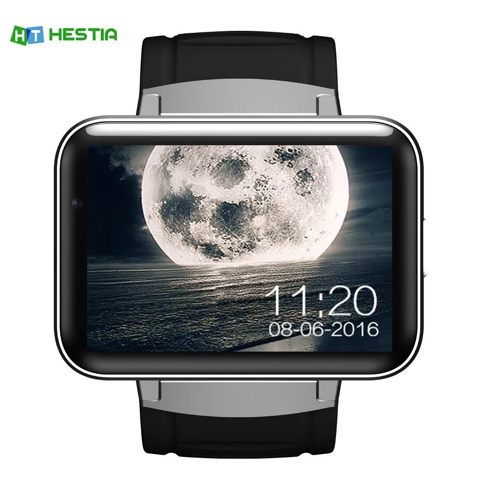 

HESTIA Bluetooth Smart Watch DM98 3G Android 4.4 OS WIFI GPS Health Wrist Bracelet Heart Rate Sleep Monitor Smart Devices