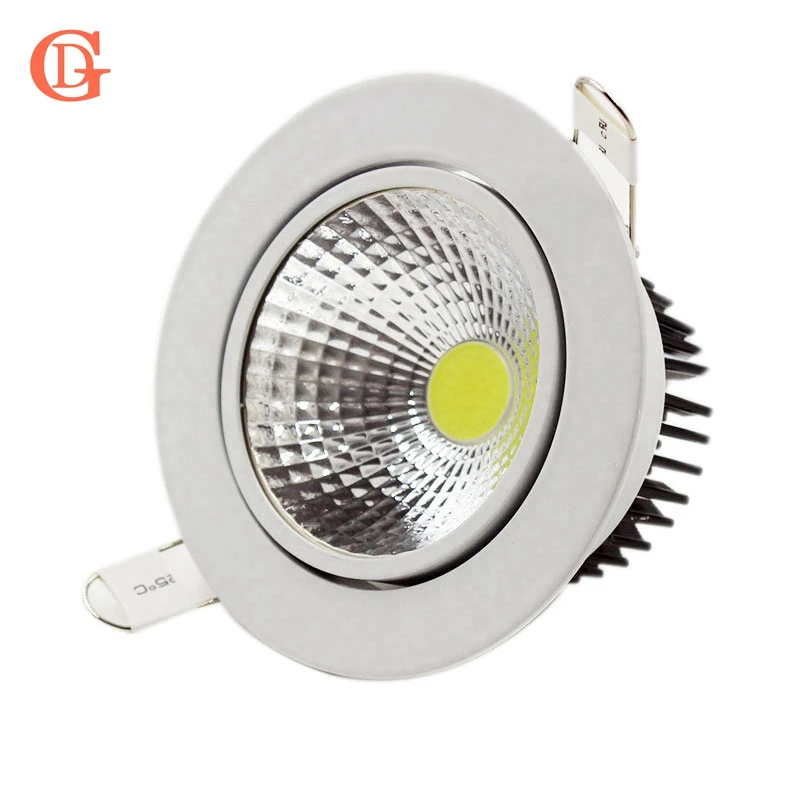 Goede GD Dimbare LED Inbouwspot 3 w 5 w 7 w 10 w 12 w 15 w 20 w 24 w Spot LED Plafond Down Light 110 v 220 v 230 v COB LED Downlight