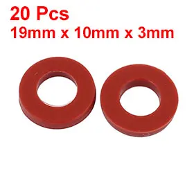 

Uxcell Hot Sale 20pcs 19mm x 10mm x 3mm O-Ring Hose Gasket Silicone Washer for Water Heater Non-toxic Tasteless