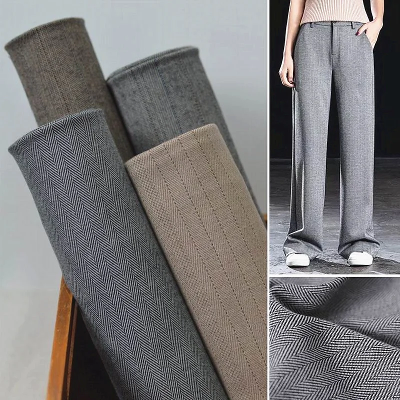 

2019 Bazin Riche Getzner New Retro Micro Vertical Moving Words Lines Suit Pants Spring Thin Hand-made Diy Jumper Skirt Fabrics