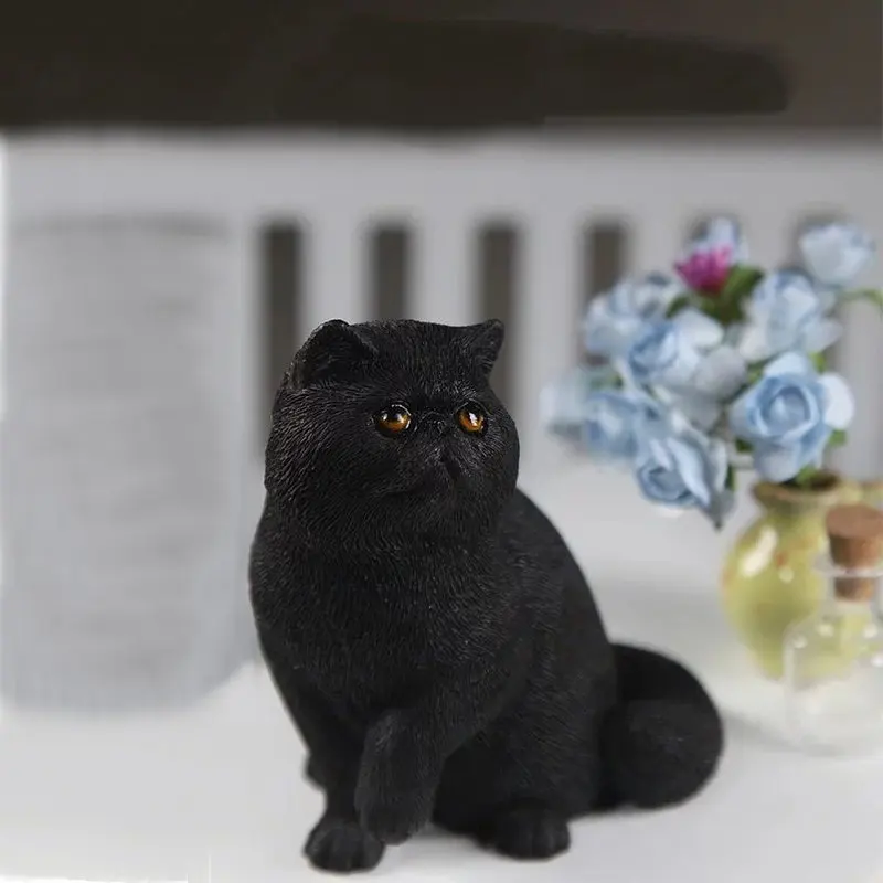 Estartek Original Mr Z 1 6 Resin Cute Exotic Shorthair Persian Cat