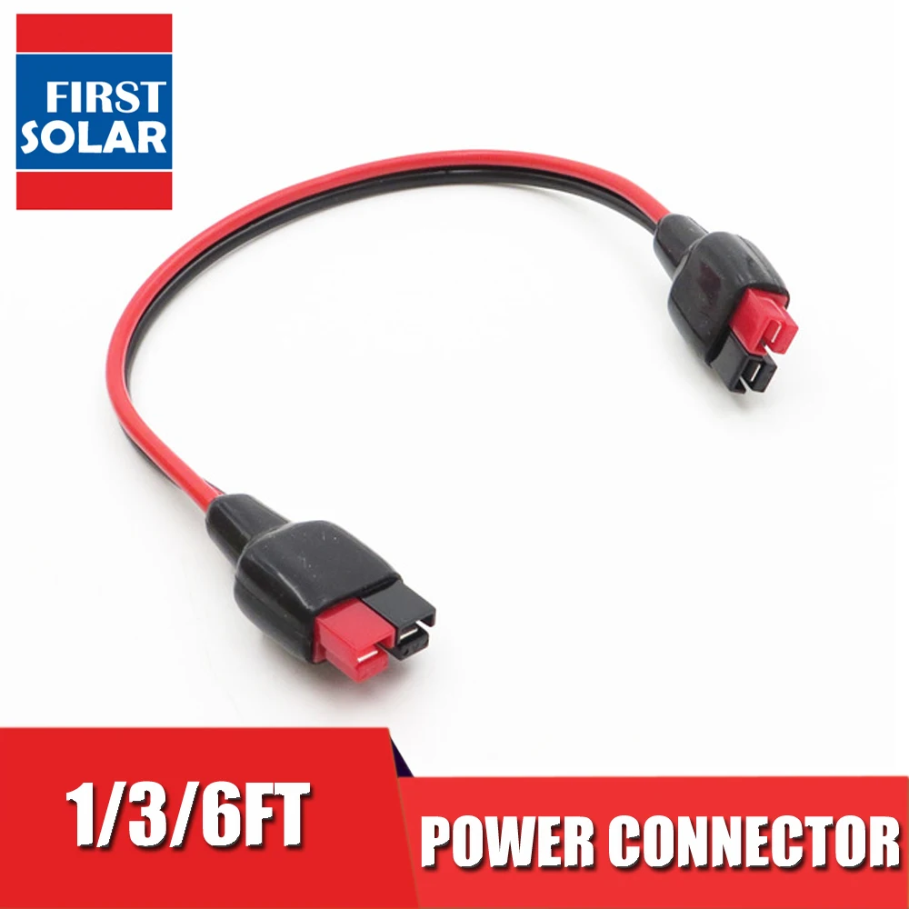 30A 600 в кабель Разъем батареи 1ft 3ft 6ft pp30 PowerBank Солнечный провод UPS RV рекреационный
