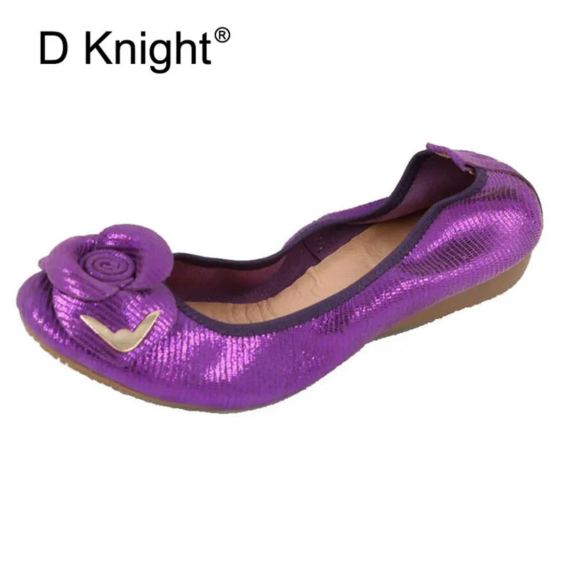 

Spring Autumn Slip on Loafers Flats Shoes Women Comfortable Cow Leather Women Shoes Flowers Round Toe Female Casual Ballet Shoes