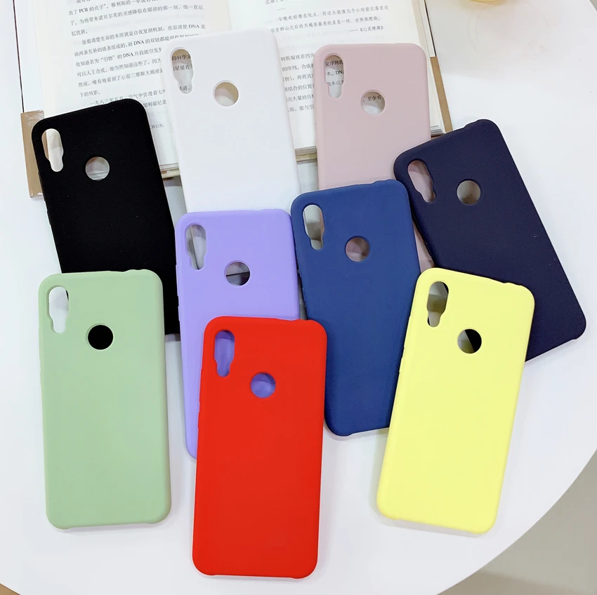 

Fashion Liquid Silicone Case For Xiaomi Redmi 6 6A 6Pro A2lite Note 7 Pro Soft Cover Shockproof Shell Washable Anti-Scratch