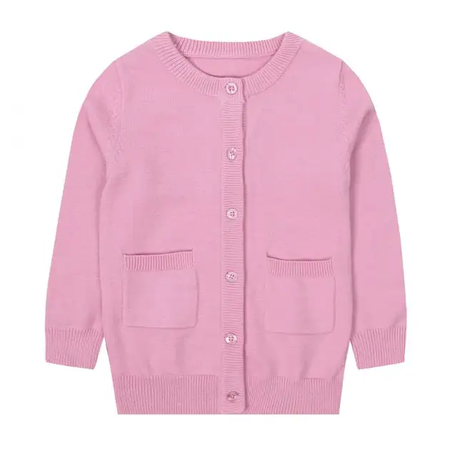 Buy Kids Knitted Cardigans For Girls Outerwear Cotton