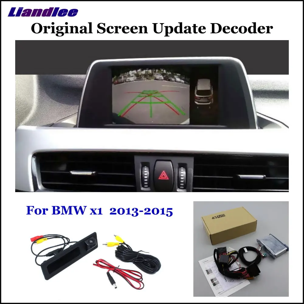 Liandlee Автомобильная оригинальная система обновления экрана для BMW X1 E84/F48 2013- камера заднего хода парковки цифровой декодер дисплей плюс