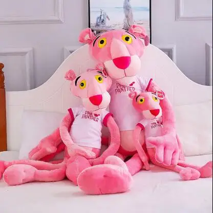 

WYZHY Pink Naughty Leopard Doll Plush Toy Cartoon Anime Cute Birthday Gift for Girls 60CM